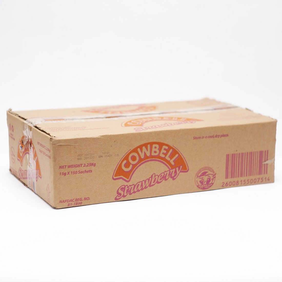 Cowbell Strawberry 20g /15g x150